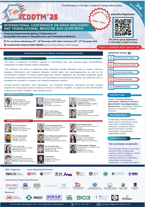 International Conference on Drug Discovery and Translational Medicine 2025