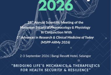 39th Annual Scientific Meeting MSPP 2026 in conjunction with ARMY Conference